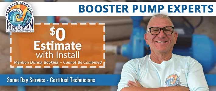 socastee Booster Pump Repair & Install Murrell's Inlet Plumbing Services