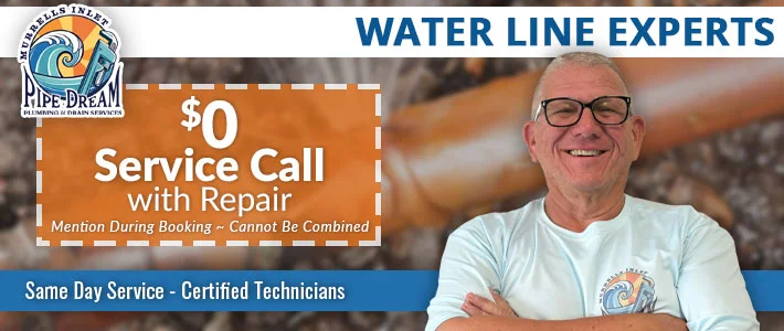 socastee Water Lines Repair & Install Murrell's Inlet Plumbing Services